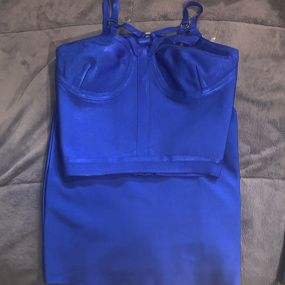WOW Couture Royal Blue Dress - Picture 1 of 4